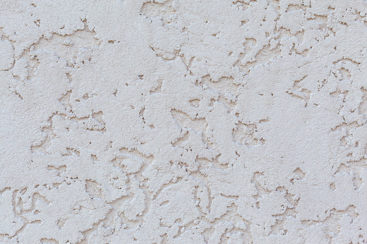 Home Detailed close-up of a textured white plaster wall surface, perfect for backgrounds or design elements.
